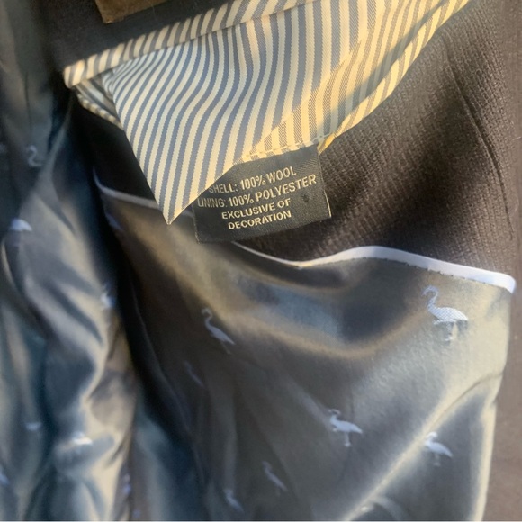 Tailorbyrd Collection Lanificio Filarte Super 110’s Wool Blazer Jacket - Picture 5 of 13